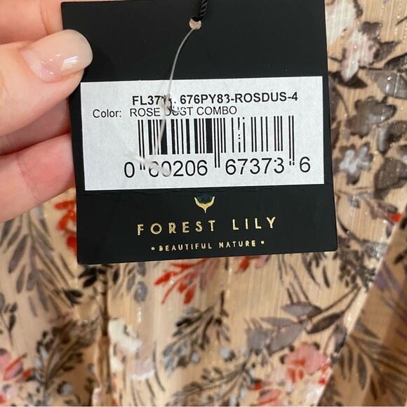 Forest Lily | Knot Waist High/Low Hem Dress Size 4 - Picture 12 of 15